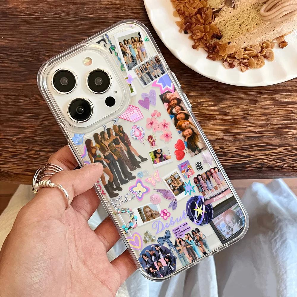 Horký K-KPOP Nový K-KATSEYEs Pouzdro na telefon Pro IPhone 16 16e 15 14 13 12 11 Mini Pro Max X XR 7 8 Plus Průhledný měkký TPU zadní kryt