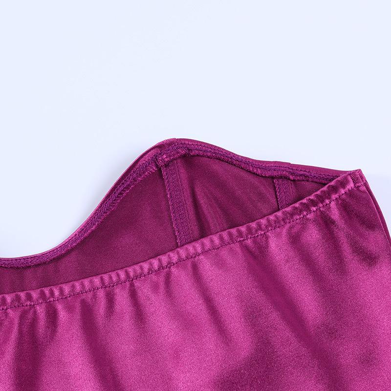 Sexy dámské tubusové topy Pevné bez rukávů Úzký úzký korzet Oříznutý top Léto Ležérní Elegantní dámská vesta bez ramínek