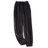 Pantaloni da Pigiama da Uomo Dritti Spessi Antifreddo Morbidi Elasticizzati in Vita Pantaloni da Pigiama da Uomo Indumento da Casa