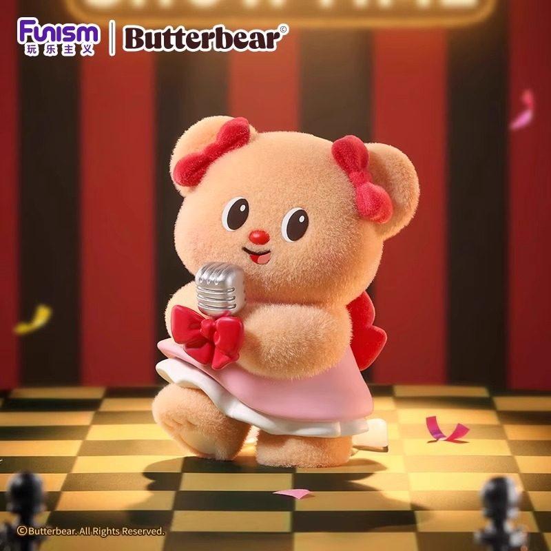 Funism Butter Bear Top Team Series   Gifts Plaything Nice Decor Good Gift For Kids Model Anime Figures Collect Ornaments