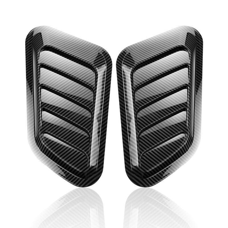 Colorful Car Cell Air Flow Intake Hood Scoop Bonnet Vent Cover Stickers Auto Carbon Fiber Sticker Decal Car Accessories Exterior