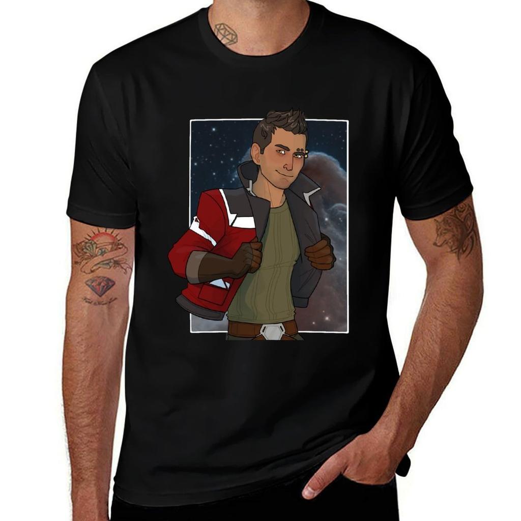 Theron Shan Tshirt Casual Loose Fit Short Sleeve Tshirt