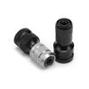 Adaptador de dado de vástago hexagonal, práctico destornillador de dado, convertidor de portabrocas de liberación rápida para llave de impacto, destornillador, broca