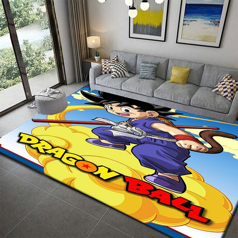 Dragon Ball Creative Home Art Pattern Ruganime soft washable cartoon floor carpet