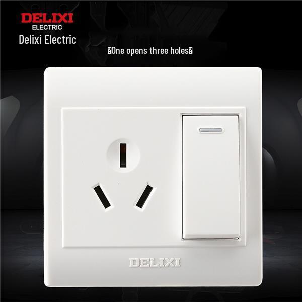 Delixi CD130 Exposed Socket Switch
