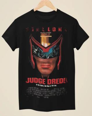Judge Dredd  Movie Poster Inspired Unisex Black TShirt
