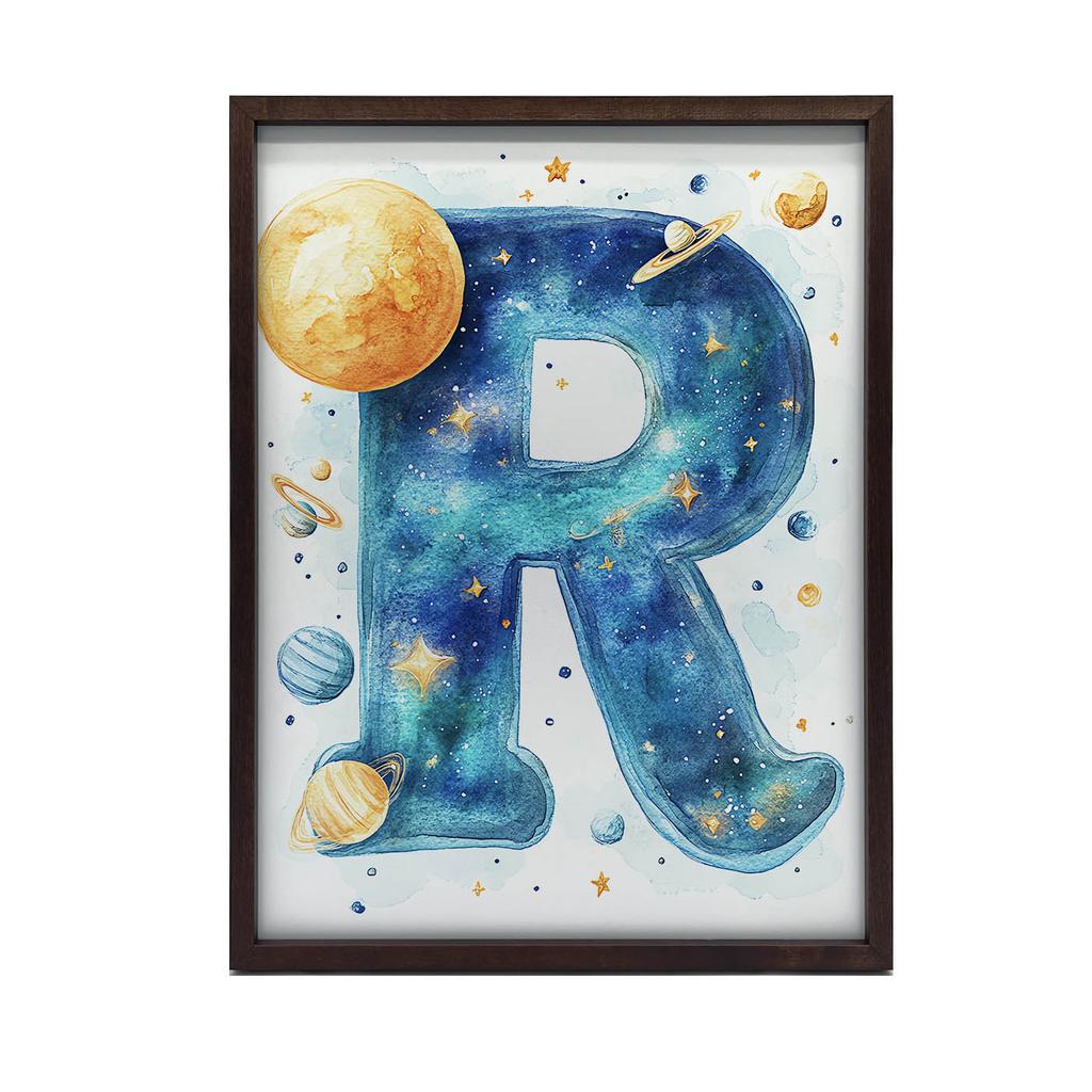 Plakat "R" W Planetarnym Świecie Plakat "R" W Planetarnym Świecie, 70X100 Cm, Bez Ramy, Papier Matowy 230 Gsm
