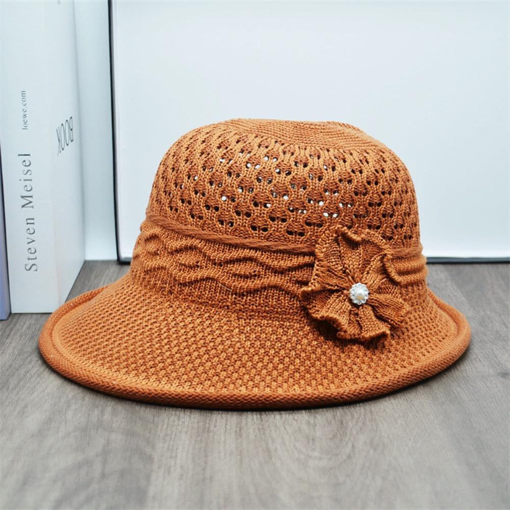 Saliekama Austa Cepure Ziedu Pērle Saules Cepure Jauna Zvejnieka cepure Izejoša