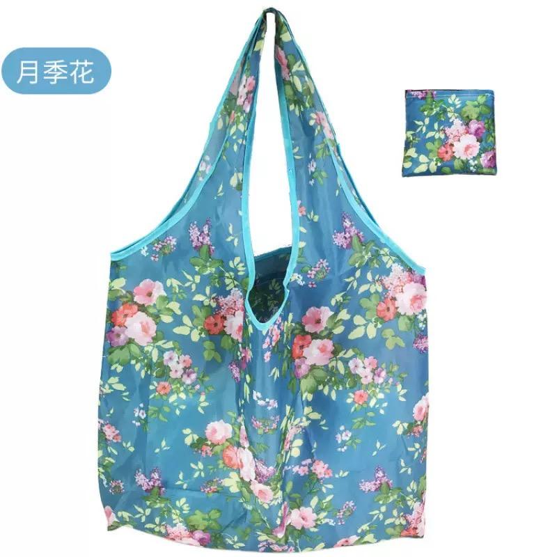 Reusable Shopping Bags Foldable Grocery Totes withZipper Carry Pouch