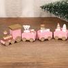 Wooden Train Decoration Home Santa Claus Christmas New Year Christmas Children Gifts Toys