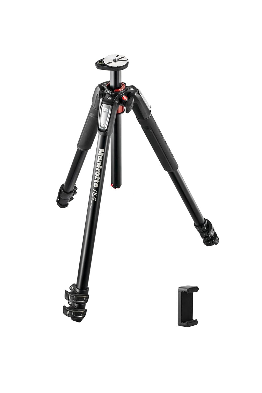 

Manfrotto 055 Pro Алюминиевый Максимальная Высота Сложенная Высота Вес Грузоподъемность Зажим для Смартфона Головка Не Рычаг Профессиональный JP A00027BMN Штатив, 3-секционный, чёрный