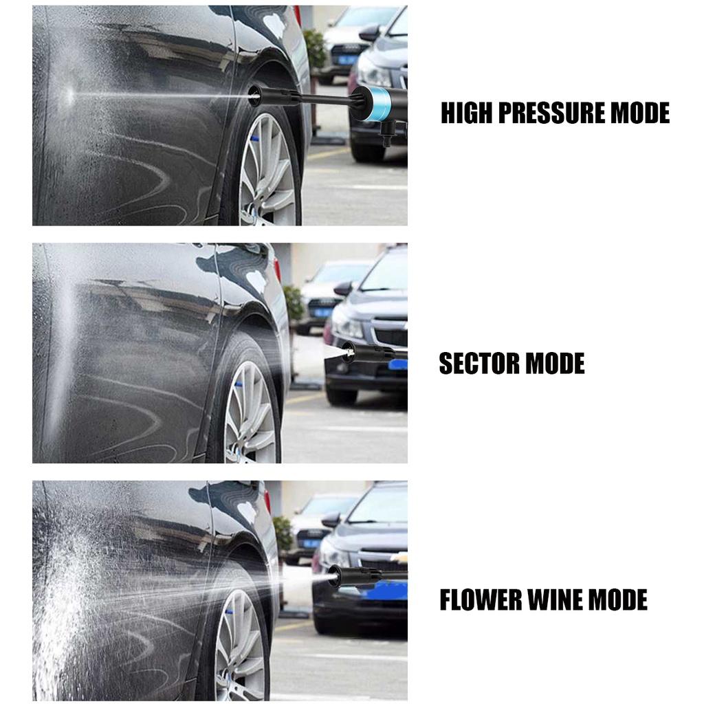 12.6V 10000mah Cordless Car Wash Guns 600W Washer Spray Nozzle High Pressure Cleaner For Auto Home Garden Cleaning Electric Car Washing