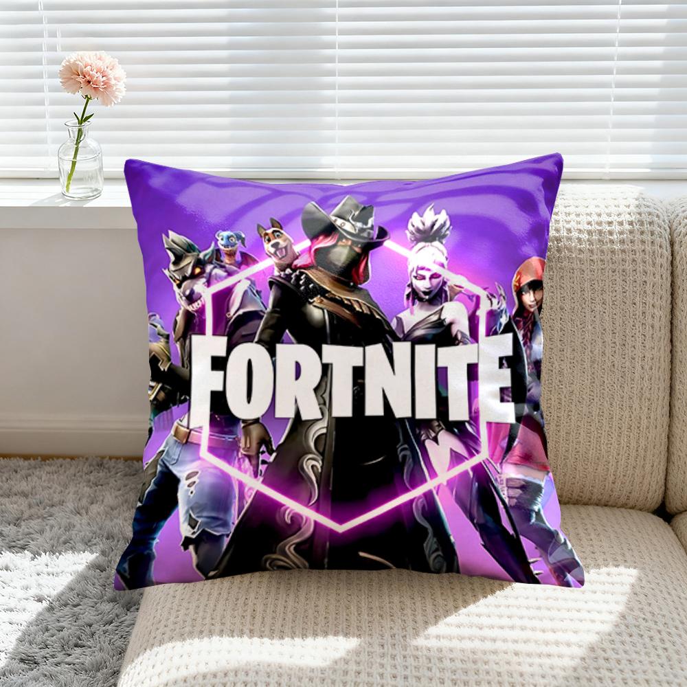 Kuddöverdrag Dekorativa Soffkuddar Överdrag 1 st Kuddfodral Fortnight Spel Inredning Heminredningsartiklar Kuddfodral