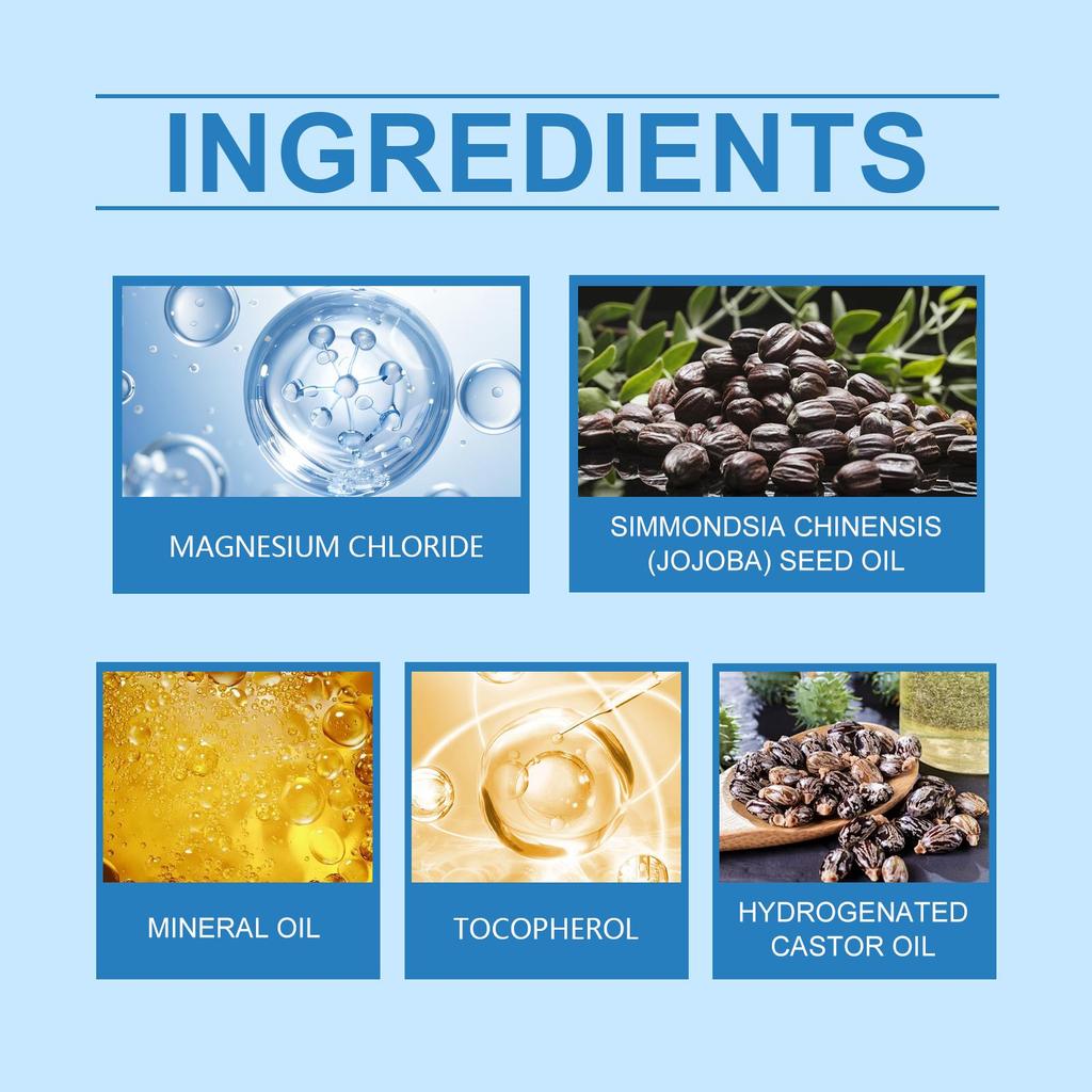 Ximonth Hořčíkový olej ve spreji Noční péče Tělo Klid mysli Tělo Pokožka Hydratační ošetřující sprej