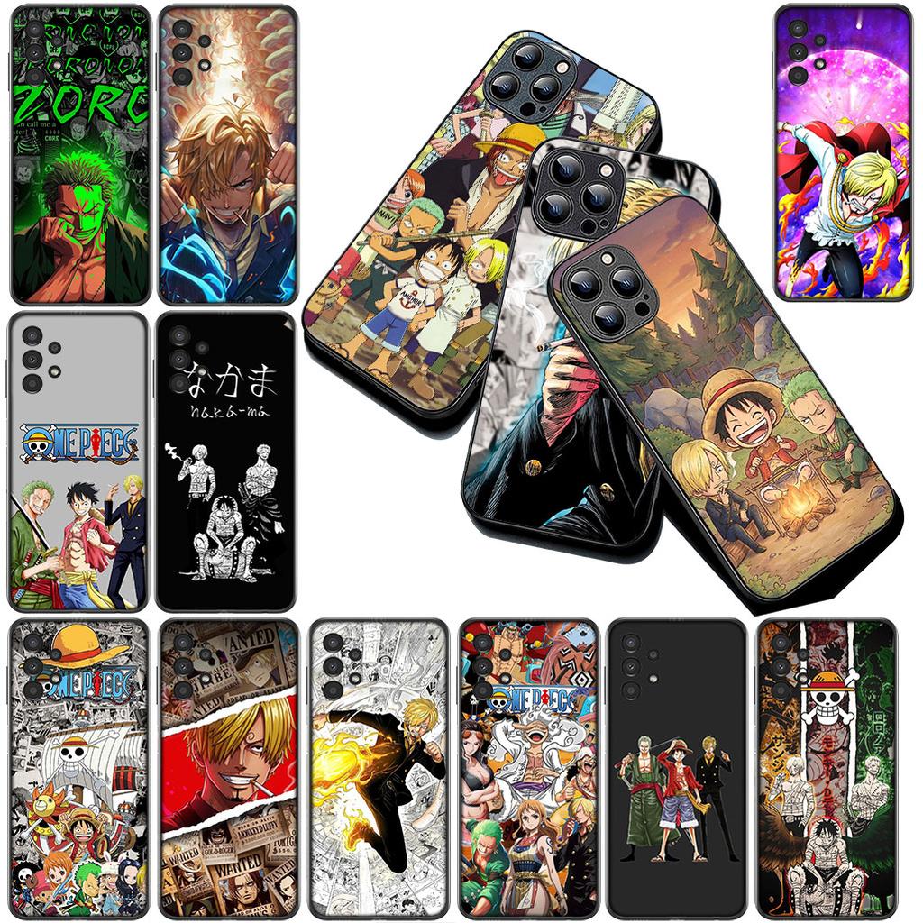 Cover for OPPO A80 A18 A16 A40 A17 A15 A38 A78 A79 A54 A57 A12 A60 5G 4G Casing Phone Case Roronoa Zoro Sanji One Piece Luffy