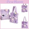 Lilo Stitch Stitch Angie Pelúcia Bolsa Tote de Compras Grande Capacidade