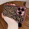 Luxus Personalisierte Leopardenmuster Design Handyhülle Für iPhone 11 12 13 14 15 16 17 Pro Max 16E Air Anti-Sturz Silikon Weiche Hülle