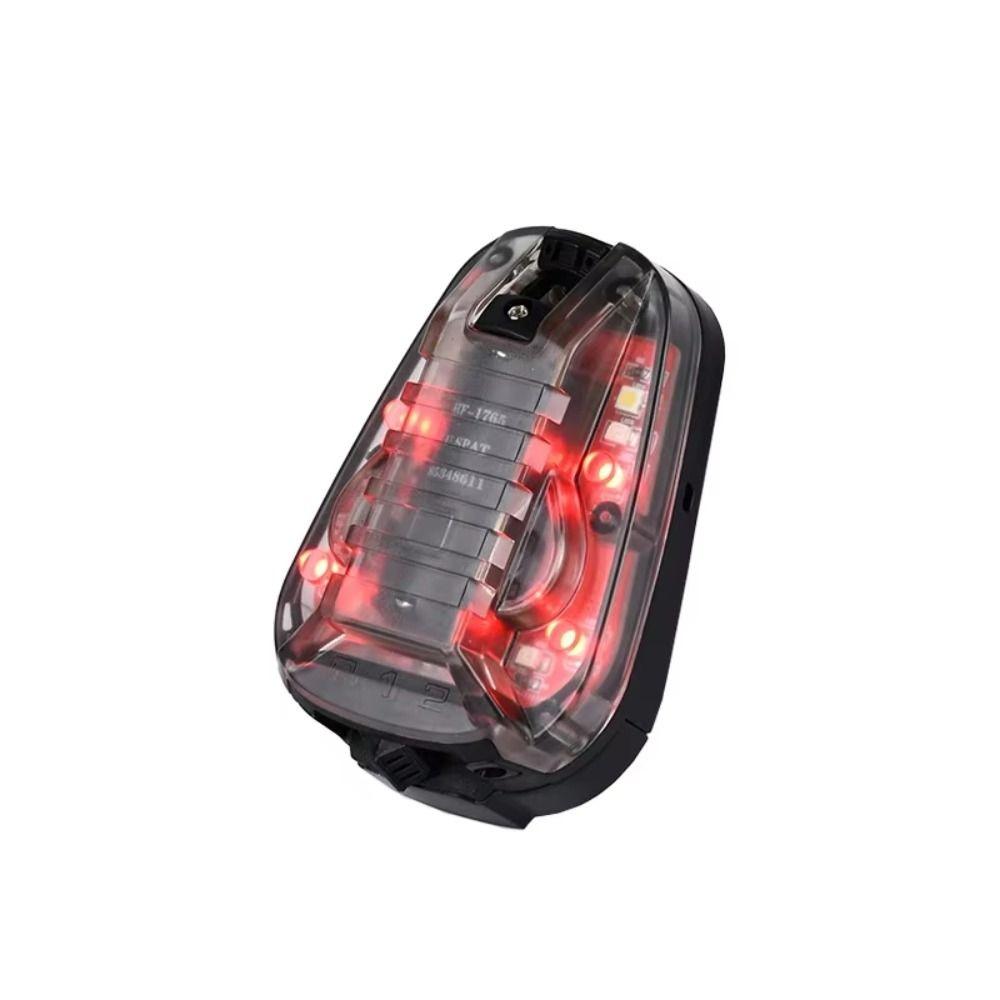 Waterproof Sports Helmet Light Multi-Color Helmet IR Lamp Safety Helmet Flashing Light  Hiking