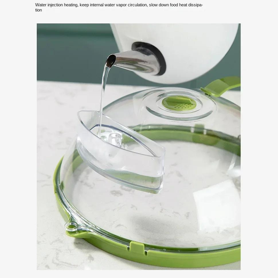 Capac de încălzire pentru stropire cu microunde, rezistent la temperaturi înalte, injecție cu apă și ulei, rezistent la stropire, care păstrează proaspătul.