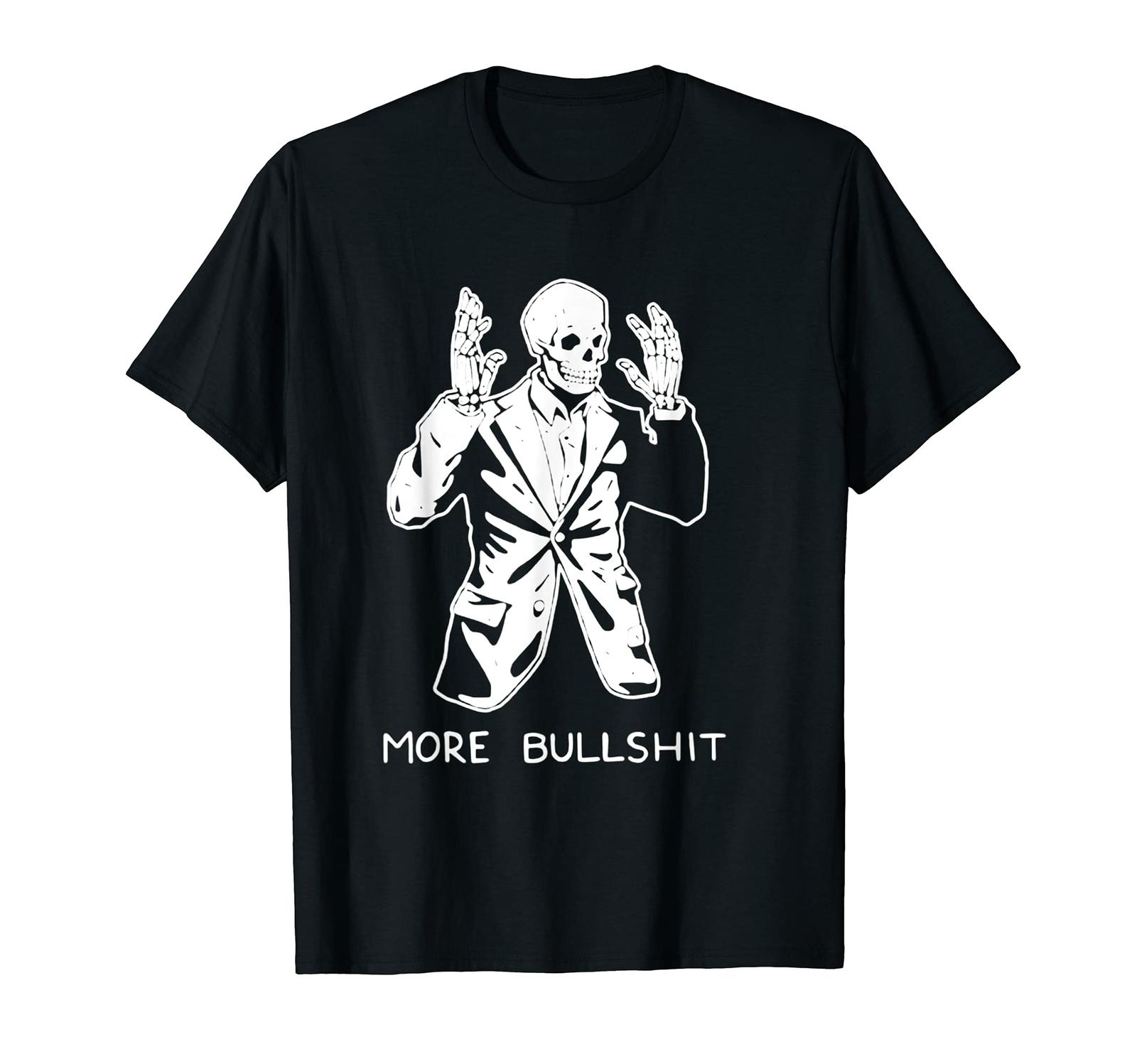 More BullShit Gun Skull Second Amendment T-Shirt S разноцветный