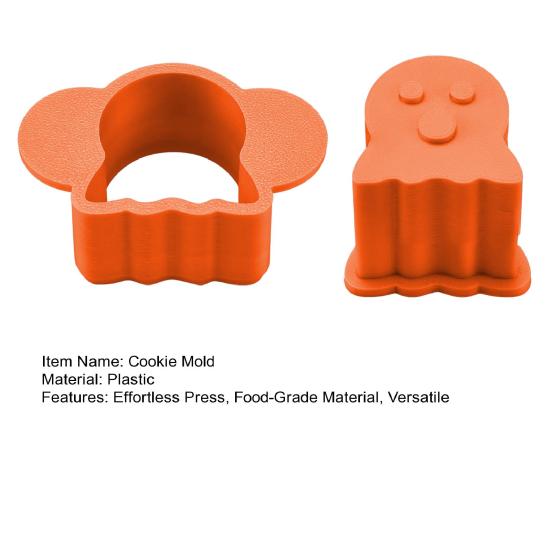 Halloween Cake Pop Mold Set Pumpkin & Ghost Shape Press for Baking Cookies Candy Food-Grade Baking Cake Pop Kit