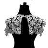Mode Hohlsauma Spitze Stoff Falscher Kragen Kreatives Schultertuch Weste Schulterbedeckung