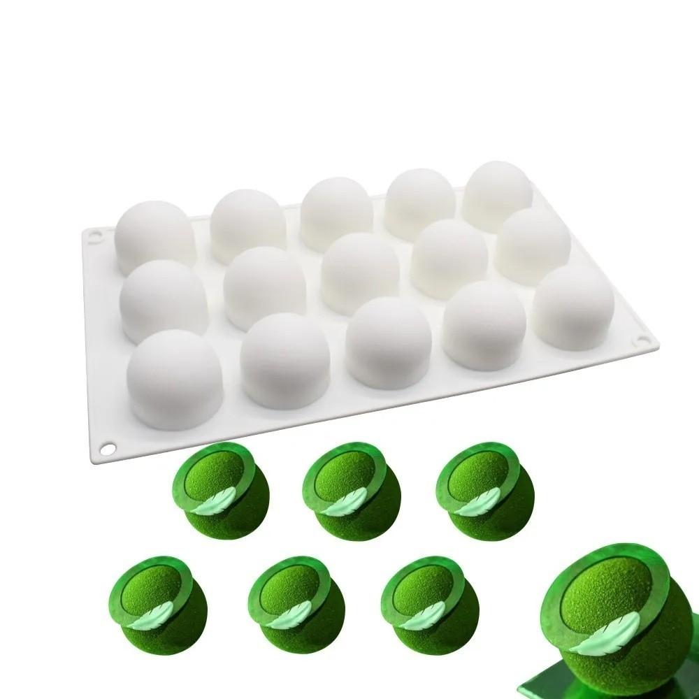 Food Grade Silicone Silicone Sphere Chocolate Mold Spherical-Shaped French Mousse Silicon Ball Cake Mould DIY