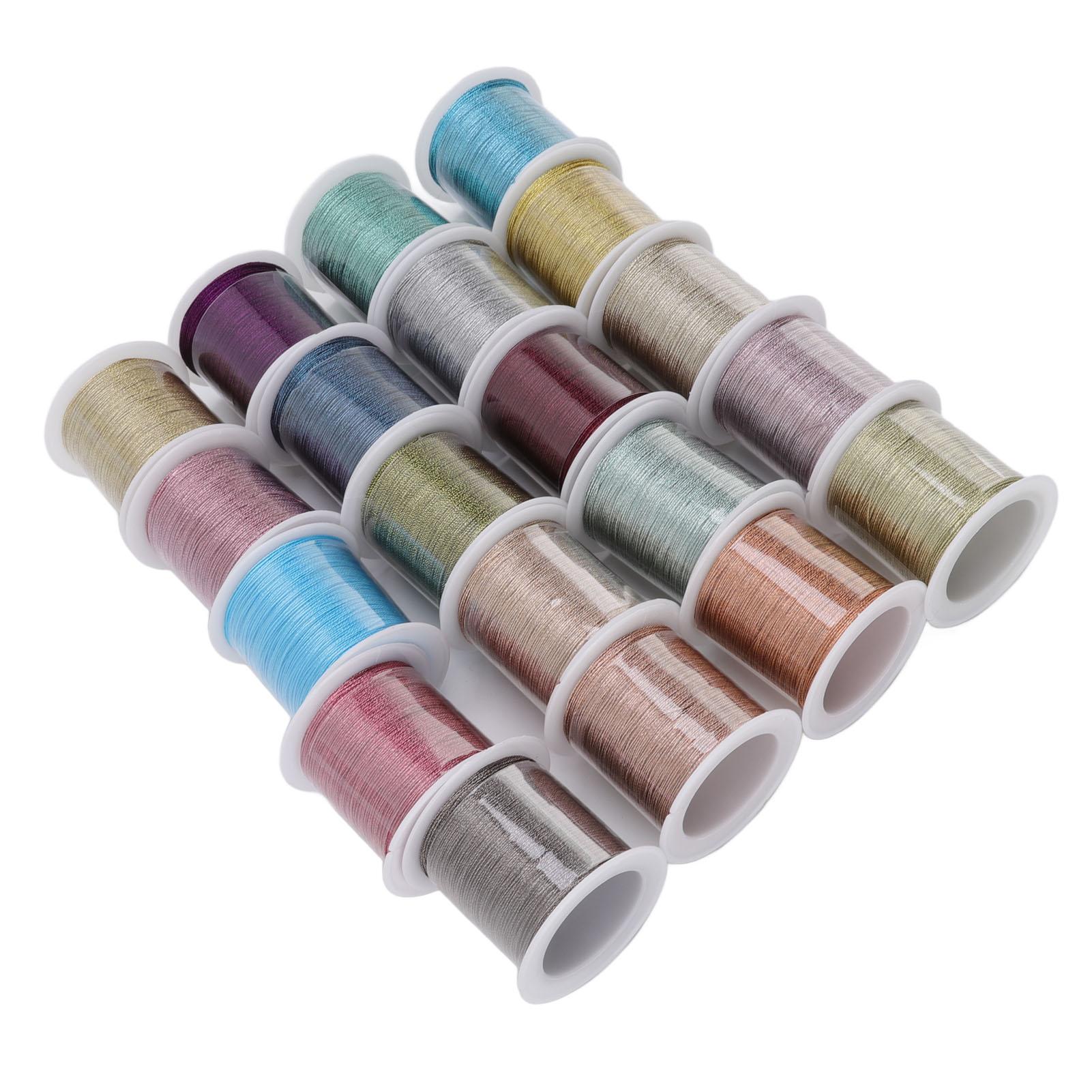 

20 шт. ниток для ювелирных изделий, 6 нитей, красочные, яркие, модные нитки для бисероплетения для ювелирных изделий своими руками