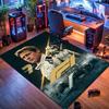 F1 Racing Movie Theme Character Print Area Rug Motorsport Non‑Slip Rectangular Floor Mat Living Bedroom Home Decor Racing Fan Carpet