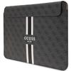 Pokrowiec do 16" Guess 4G Printed Stripes Czarny