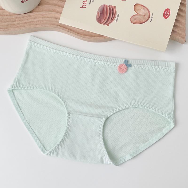 

Женское нижнее белье, хлопковые антибактериальные дышащие модные шорты, женские бесшовные летние тонкие трусы со средней талией XL светло-зеленый