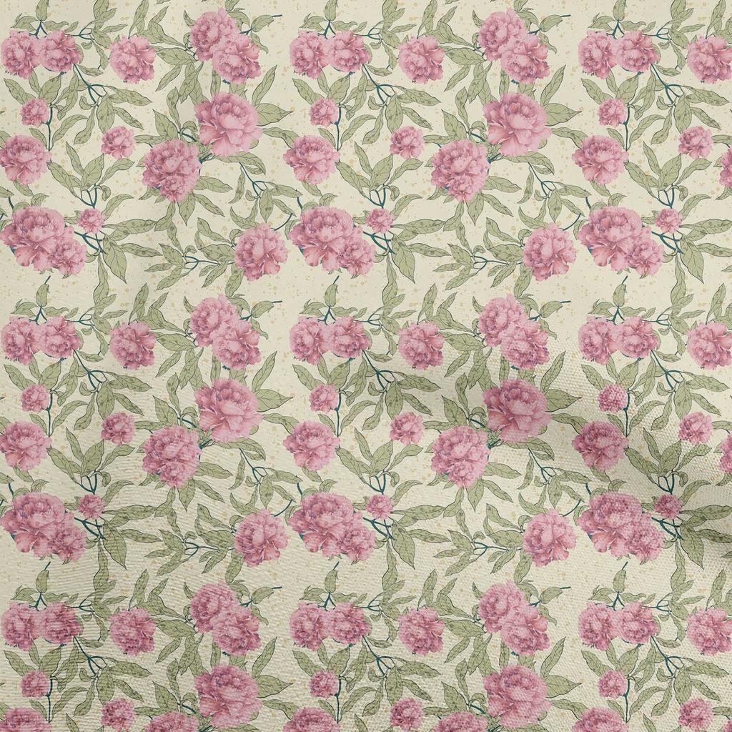 oneOone Bavlněná flex světle zelená látka, akvarel, DIY oblečení, prošívaná látka, tištěná látka na yard 40 palců