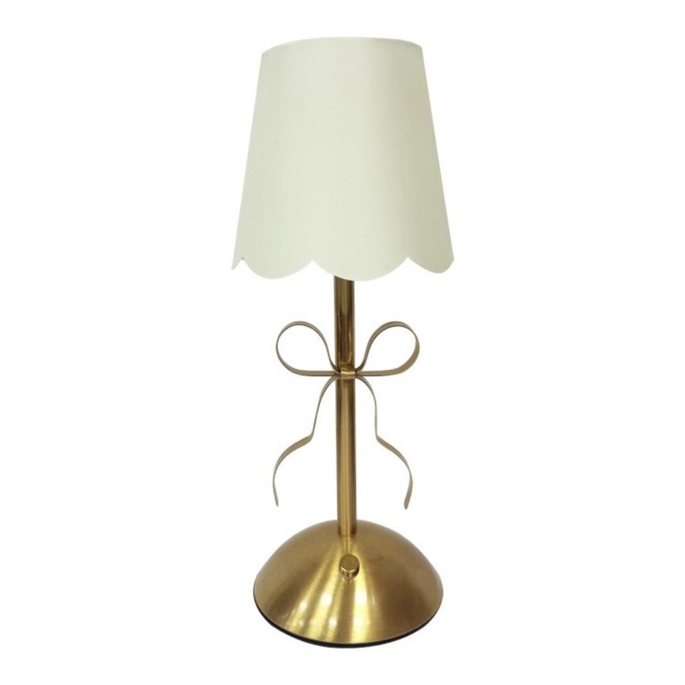 Rechargeable LED Desk Lamp Fabric Shade Atmosphere Night Light  Living Room