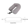 Japanese Style Sleep Neck Support U Shaped Bendable Roll Pillow Portable Nap Pillow  Lumbar