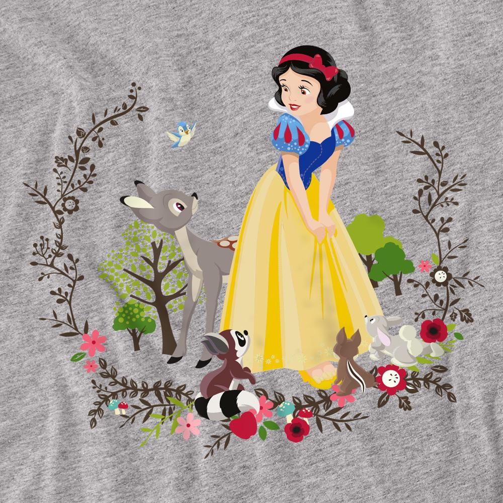 Snow White Unisex Adult And Her Forest Friends T-Shirt
