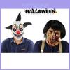 Latex Halloween Zombie Maske Clown Maske Skelett Geist Maske Zombie Gruselige Requisite Kopfbedeckung