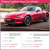 For Mazda MX-5 MX 5 MX5 ND Roadster 2016 2017 2018  Carbon Fiber Door Handles Cover Trim Set Protective Sticker Accessories