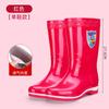 2025 new waterproof high rain boots for women, non-slip and wear-resistant adult water shoes for women