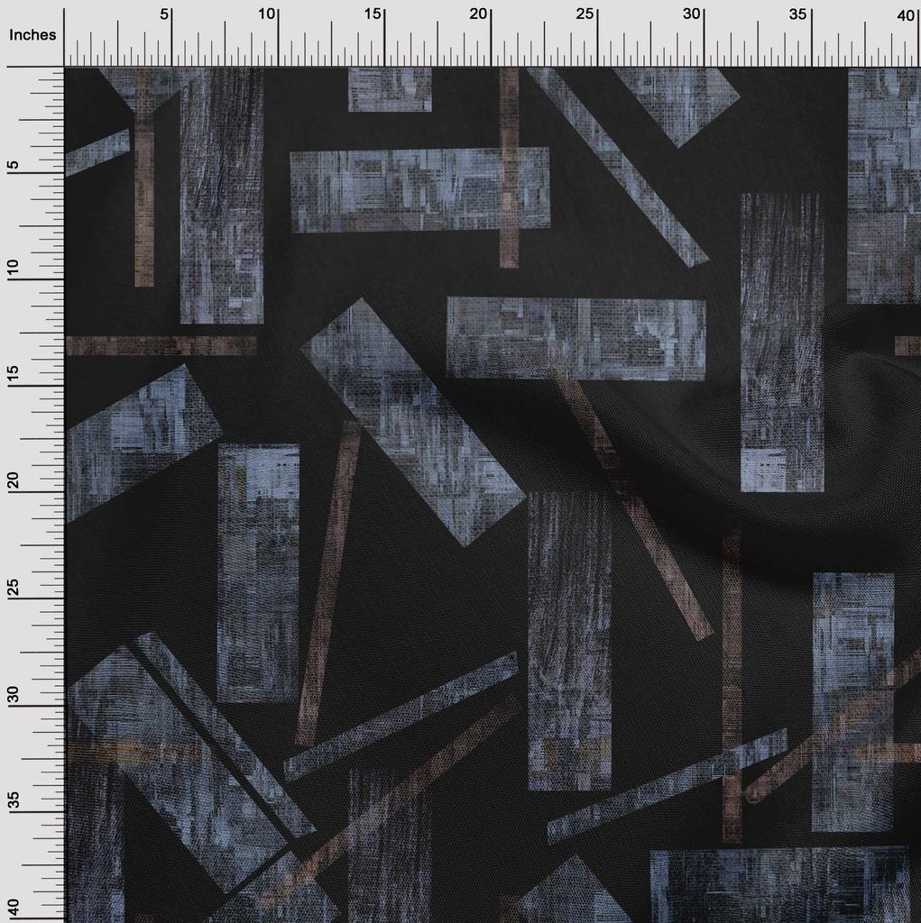 oneOone Georgette Viscose Coin Gray Fabric Abstracts Diy Clothing Quilting Fabric Print Fabric By Yard 42 Inch