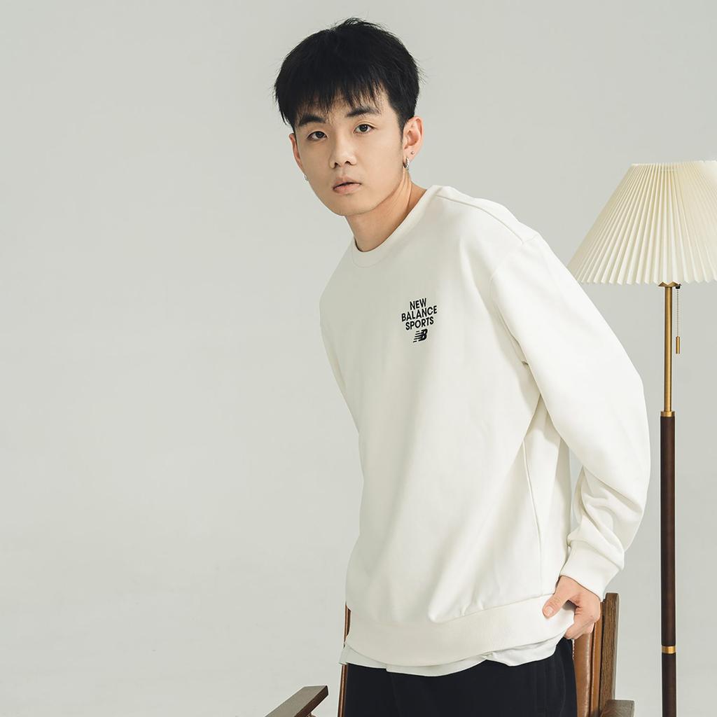 New Balance Sweatshirt Unisex White 5CD12023-IV