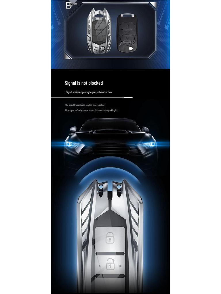 Baojun E100/530 Smart Key Cover – Signal-Friendly Protective Case