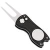 Metal Foldable Golf Divot Repair Tool Pop Up Button With Magnetic Ball Marker Portable Golf Green Tool Golfer Gift 5