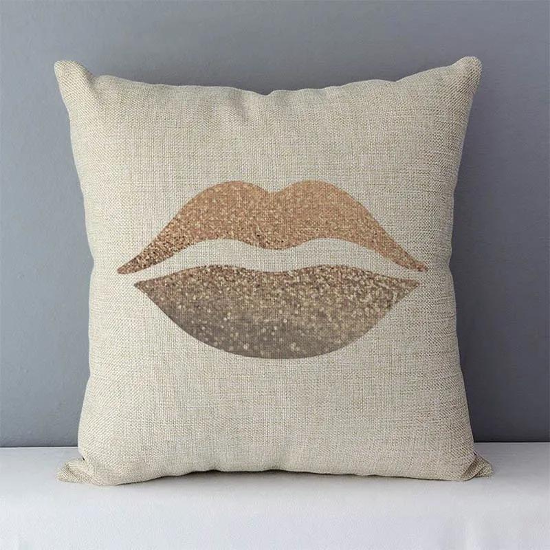 

Уютный чехол на подушку для дивана Домашние декоративные подушки для дивана/кровати Спинка сиденья Модная наволочка с золотыми узорами 66x66cm фиолетовый