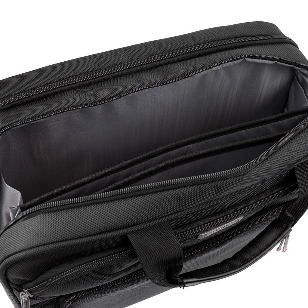 Samsonite XENON 3.0 Two-Gusset Toploader Business Bag, Men's, Black, 89433-1041 [Parallel Import]