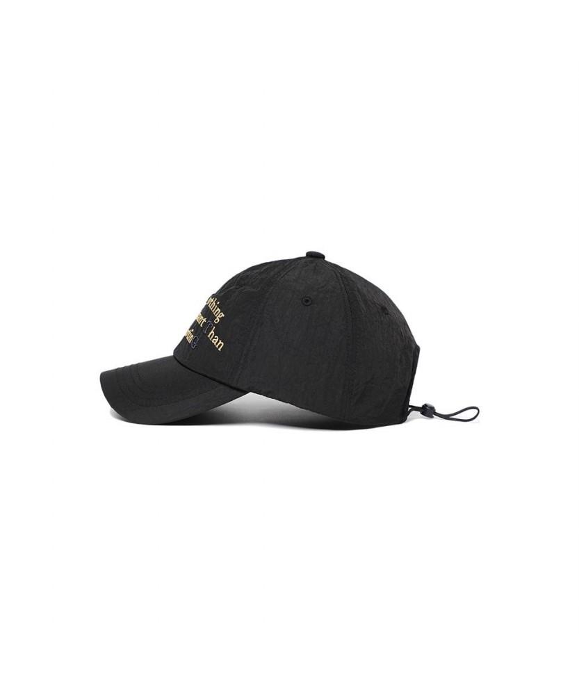 NOTIG Washed Logo Embroidered Ball Cap Black_Okg3Accp101K1