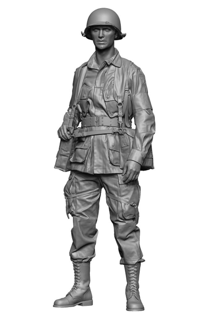 H3 Model 1/35 WWII US Airborne Division Medical Officer 3D Printer Kit HS35104 (Person)