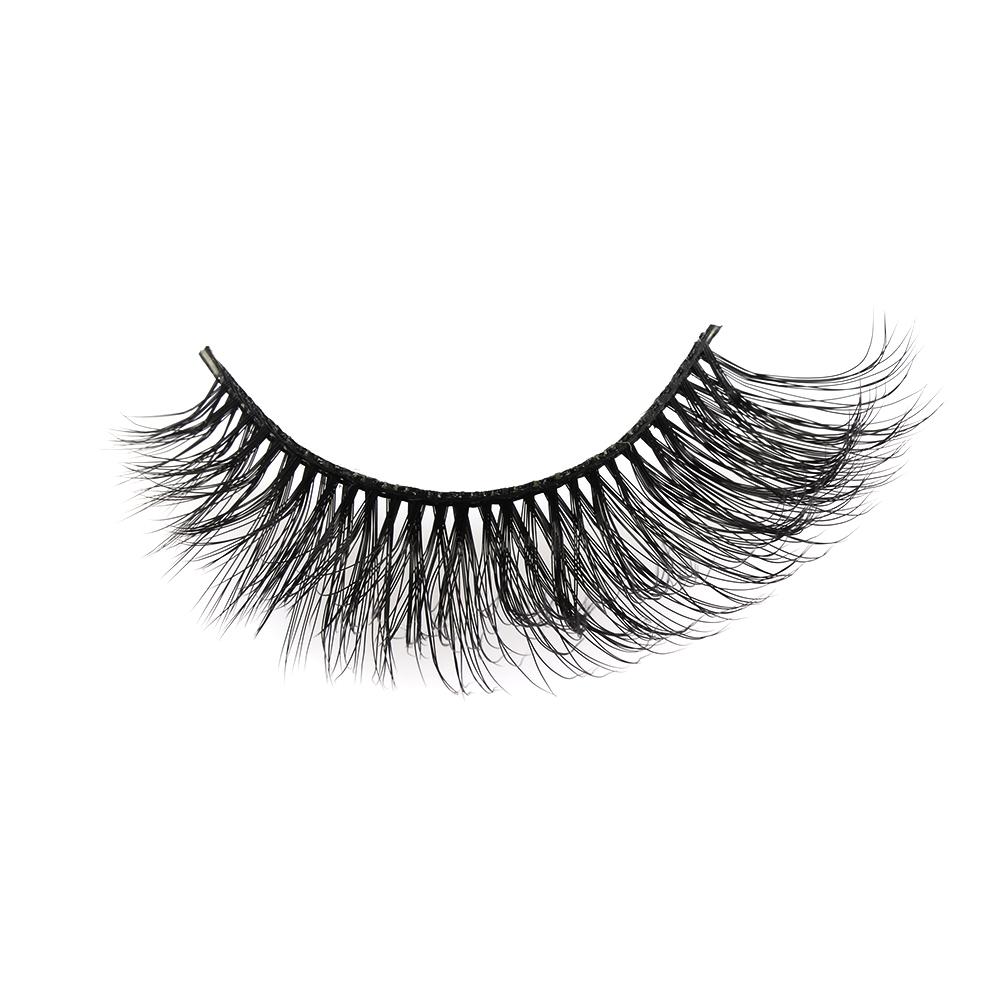 Gorgeous Handmade Natural Long Extension Tools Wispy Fluffy False Eyelashes 3D Faux Mink Hair