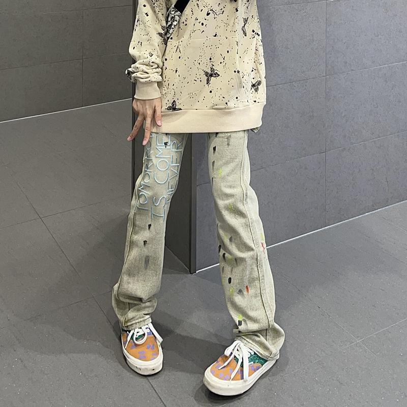 Harajuku Straight Leg Jeans Women Oversize Baggy Jeans Korean Streetwear Hip Hop High Waist Denim Trouser Casual Denim Pants for Girls