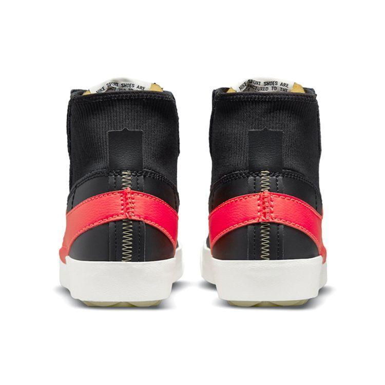Nike Blazer Mid 77 Jumbo Black Bright Crimson Unisex Sneakers Sail Olive-Aura DD3111-001
