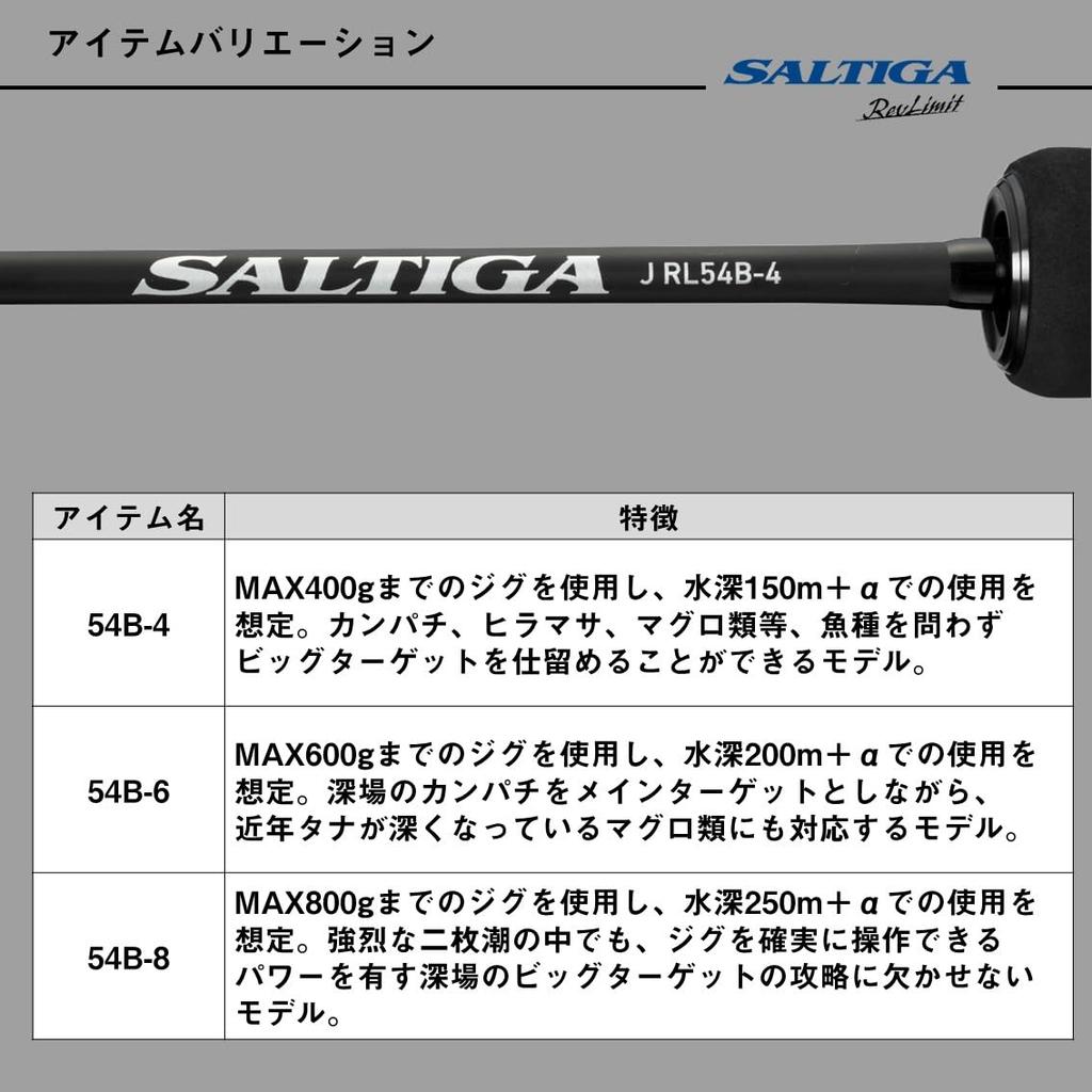 Daiwa Saltiga J Rev Limit 54B-4 Jigging Rod
